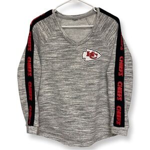Kansas City Chiefs Football V-Neck Sweater Sweatshirt Women’s